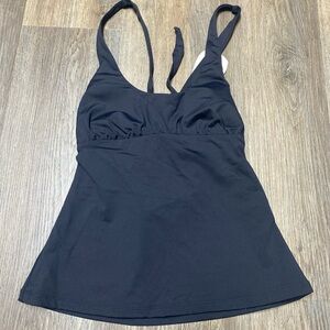 Prana Mallorca Tankini Swim Top Black Size XS